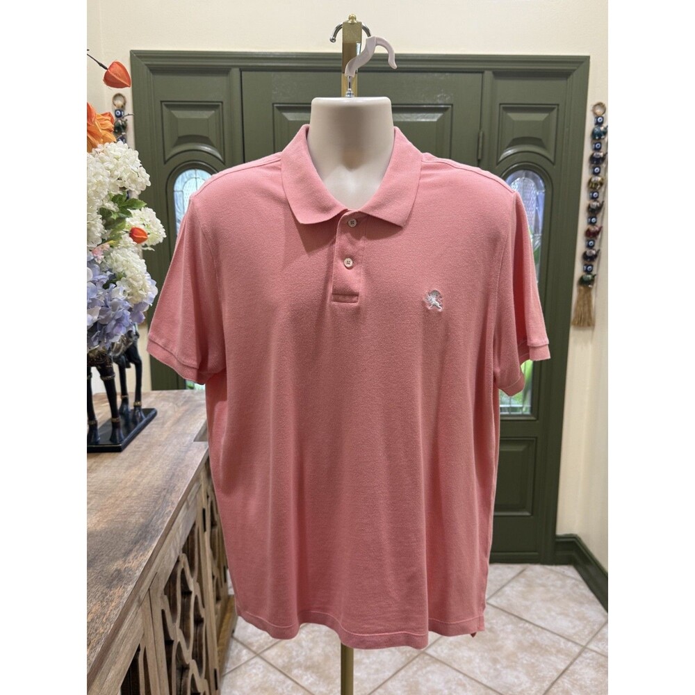 Express Men's Short Sleeve Shirt – Salmon – Size Large